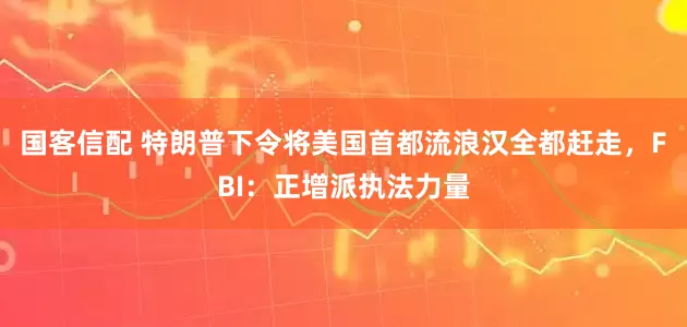 国客信配 特朗普下令将美国首都流浪汉全都赶走，FBI：正增派执法力量