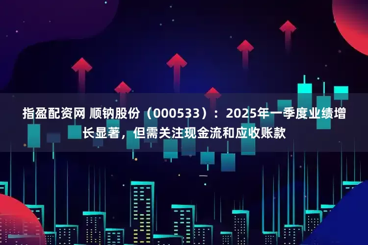 指盈配资网 顺钠股份（000533）：2025年一季度业绩增长显著，但需关注现金流和应收账款